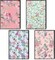 4 Pcs Diamond Painting Notebook for Adults, Diamond Art Journal DIY Art Kits Sets A5 Leather Painting Sketchbook Back to School Supplies Gifts for Adults Beginners(Spring Floral)